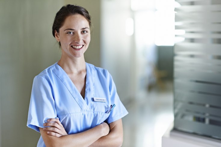 Nursing jobs in Ireland: frequently asked questions Nurse standing in a hospital